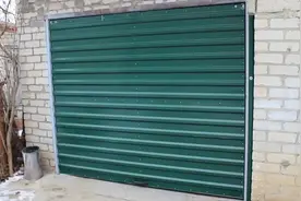 向上对折车库门，头一次见这种设计