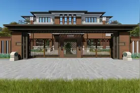 农村两兄弟建房，这样的双拼别墅设计才有气势！视频封面