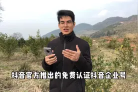抖音企业号怎样完成免费认证加蓝V,中小企业以及创业者的福利来了视频封面