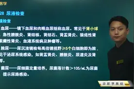 尿液检查：血尿、脓尿、菌尿、6种管型尿提示身体的健康状况视频封面