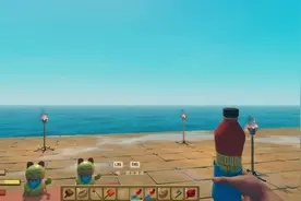 木筏求生 小路今天做了一个涂料厂