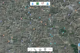 卫星图看西安美术学院，揭秘该校不能开正门的原因视频封面
