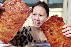 2斤猪后腿，媳妇自制蜜汁猪肉脯，鲜嫩多汁，2岁女儿边吃边流口水