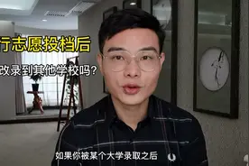 平行志愿投档后还能改录到其他学校吗？