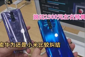 2500块钱预算给媳妇买手机，纠结买华为还是小米，希望网友建议下视频封面