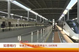 甘肃兰州：兰州局停运71.5对列车