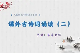 七年级下册课外古诗《过松源晨炊漆公店》《约客》讲解。快速背诵