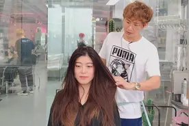 头发太重而且沙发，发型师建议烫一个像没烫过的感觉，像全智贤视频封面