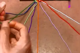 手工编绳：编织漂亮的手环，看着复杂，其实特别简单视频封面