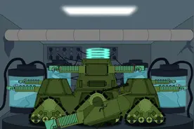 kv -45升级，创造一个怪兽kv -46“无畏”-坦克世界动画