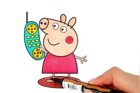 秒绘简笔画：小猪佩奇的新手机，好酷炫呀！家长孩子必须看的视频视频封面