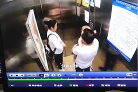 干得漂亮！女子遇到有人推电瓶车上电梯，霸气挡在电梯口严词拒绝图片