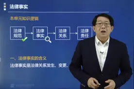 听郑晓博老师讲什么是法律事实？法律事实与法律关系有什么联系？视频封面
