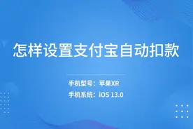 怎样设置支付宝自动扣款