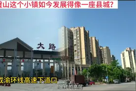 璧山这个镇发展得比国内很多县城都要好？还有一个市级风景名胜区视频封面