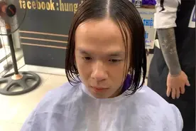 20岁男子，到发廊长发剪短烫一烫，帅到女朋友都吃惊视频封面