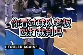 NBA第一个敢打裁判的老板，你知道为什么打架吗？视频封面