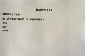 一个5，在不同的数中，却能表示出惊人的不同，位置很重要啊视频封面