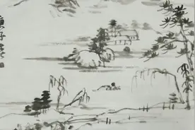 懒柯画山水总是随手一挥，但很生动，避免了刻意经营带来的刻板