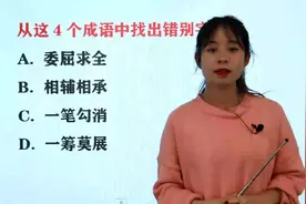 四年级语文：从这4个成语中找出错别字，还是比较有难度