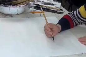 中国画创作示例江南烟雨图视频封面