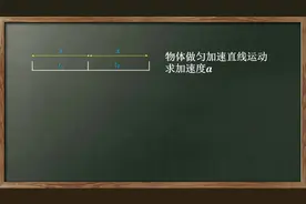 利用匀变速直线运动规律，看看如何快速求解