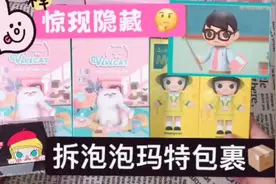第一次拆molly校园系列盲盒，居然拆到隐藏了哈，新品猫咪好可爱