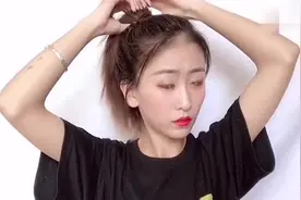 短发也能扎好看的马尾，学小姐姐这样绑，侧脸颜值超正视频封面