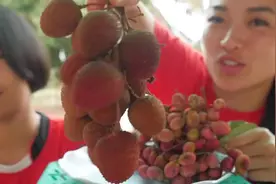 第一次看看荔枝搭配辣椒粉一起吃的，这个味道是辣的还是什么？视频封面