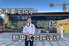 实拍：泰禾豪宅院子，总价300万下沉式庭院，是一种怎样的体验？视频封面