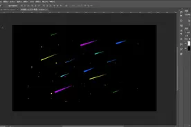 用PS画满天的流星雨，学习打卡啦  #PS  #PS教程视频封面