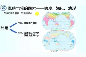 图解影响气候的主要因素——纬度、海陆、地形视频封面
