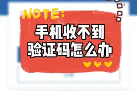 交管12123丨手机收不到验证码怎么办？