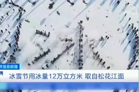 切冰排采冰块 哈尔滨冰雪节“头冰”来了视频封面