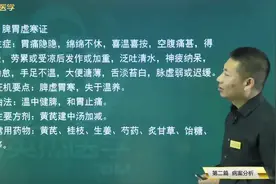 中医内科常见病10胃痛07脾胃虚寒证：阳虚、虚寒的诊断，病例分析视频封面