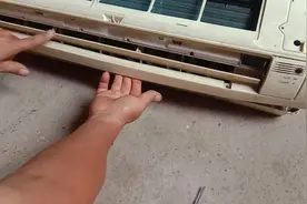 挂式空调，内机水槽怎样拆，师傅一步一步教你。