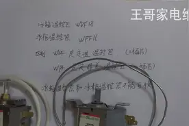 冰箱WDF18温控器和冰柜WPF16温控器能互换吗？知道含义就明白了视频封面