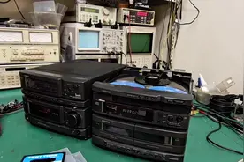 复活一台90年代经典爱华d707音响，修复卡座和cd按键串建故障视频封面