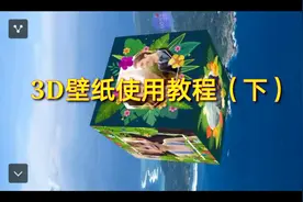 3D壁纸使用教程（下）很好玩小软件，易学易懂，打开看看吧？
