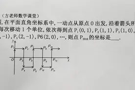 七年级数学：怎么求点P的坐标？平面直角坐标系，找规律经典考题视频封面