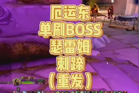 盗贼单刷盗贼赚钱盗贼单刷厄运东刺蹄重发魔兽世界怀旧服视频封面