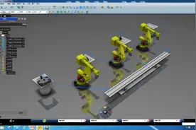 DELMIA_3DExperience 多机器人任务控制仿真