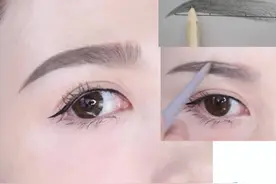 长脸&长方脸适合眉形！学院专业画眉技巧