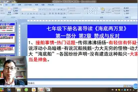 七年级下册必读必考名著《海底两万里》一部分第2章，赞成与反对视频封面
