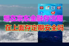 现在京东金融存定期，在上面存定期安全吗视频封面