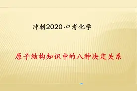 初中化学中考复习，知识点总结，原子结构中的八种决定关系