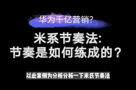 华为营销费用1000亿？老厮揭穿米氏节奏法则的套路