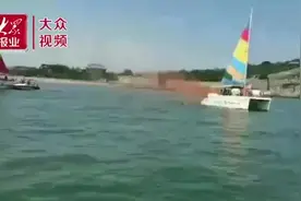 视频｜烟台市蓬莱区组织开展海上应急救生演练图片