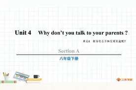 人教版八年级下册英语Unit4A视频封面