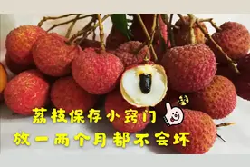 荔枝这样保存，放上一两个月还是新鲜好吃的，学会了告诉家人朋友视频封面